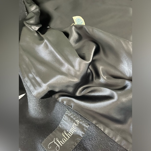 Vintage Union 1950S Retro Wool Knit Swing Coat Mink Fur Collar, Thalhimers - Picture 2 of 2